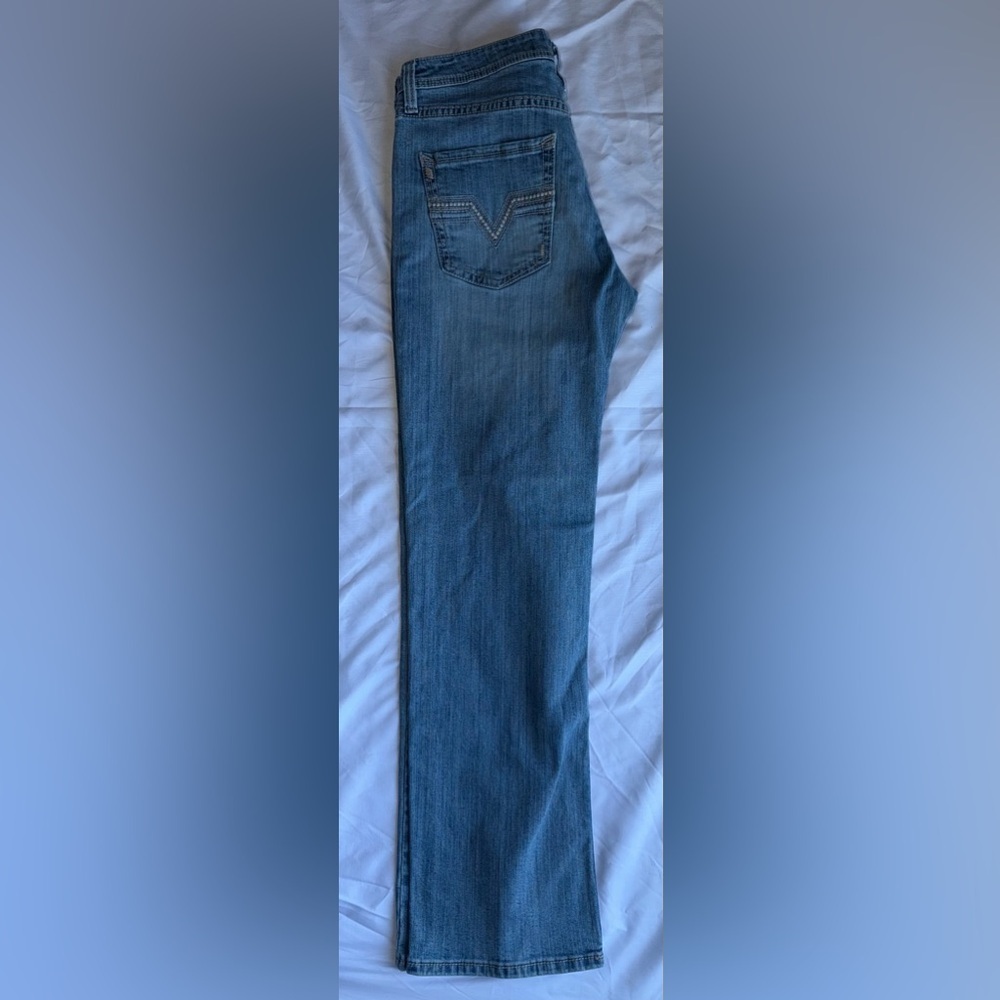 Rock and Roll Denim Men’s Pistol Straight Leg Jeans – 36x34 – Medium Wash - Picture 7 of 14